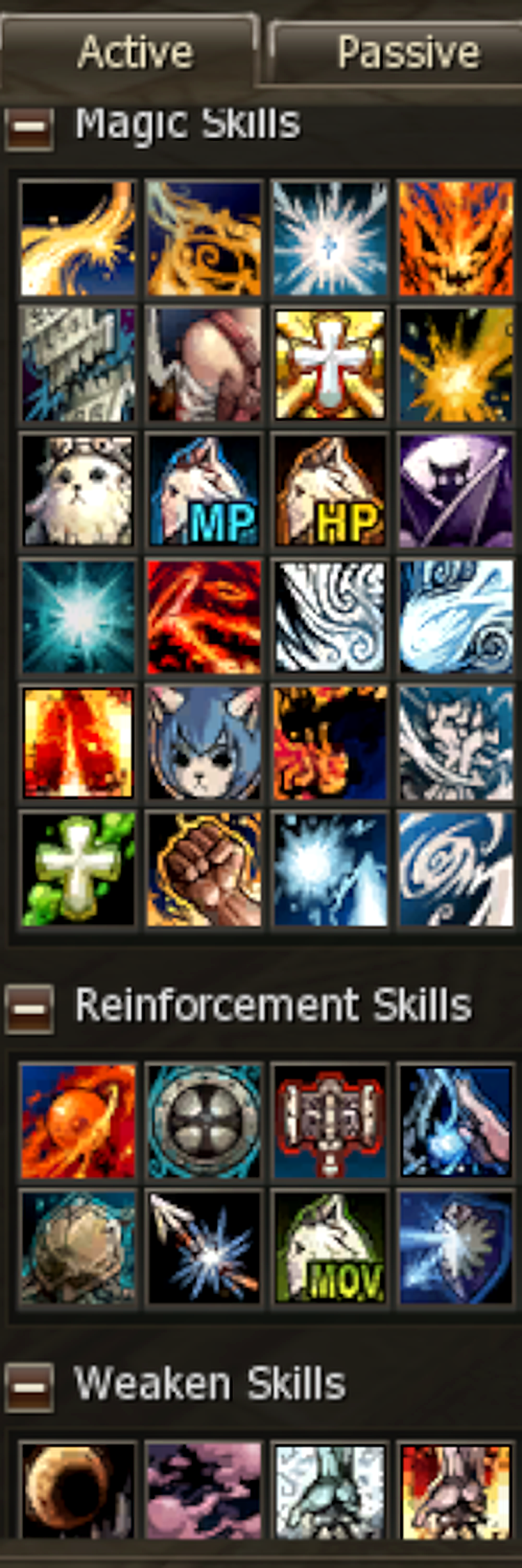 Everything about skill changes